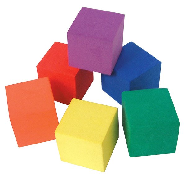 Teacher Created Resources Foam Color Cubes, 1in, PK30 TCR20615